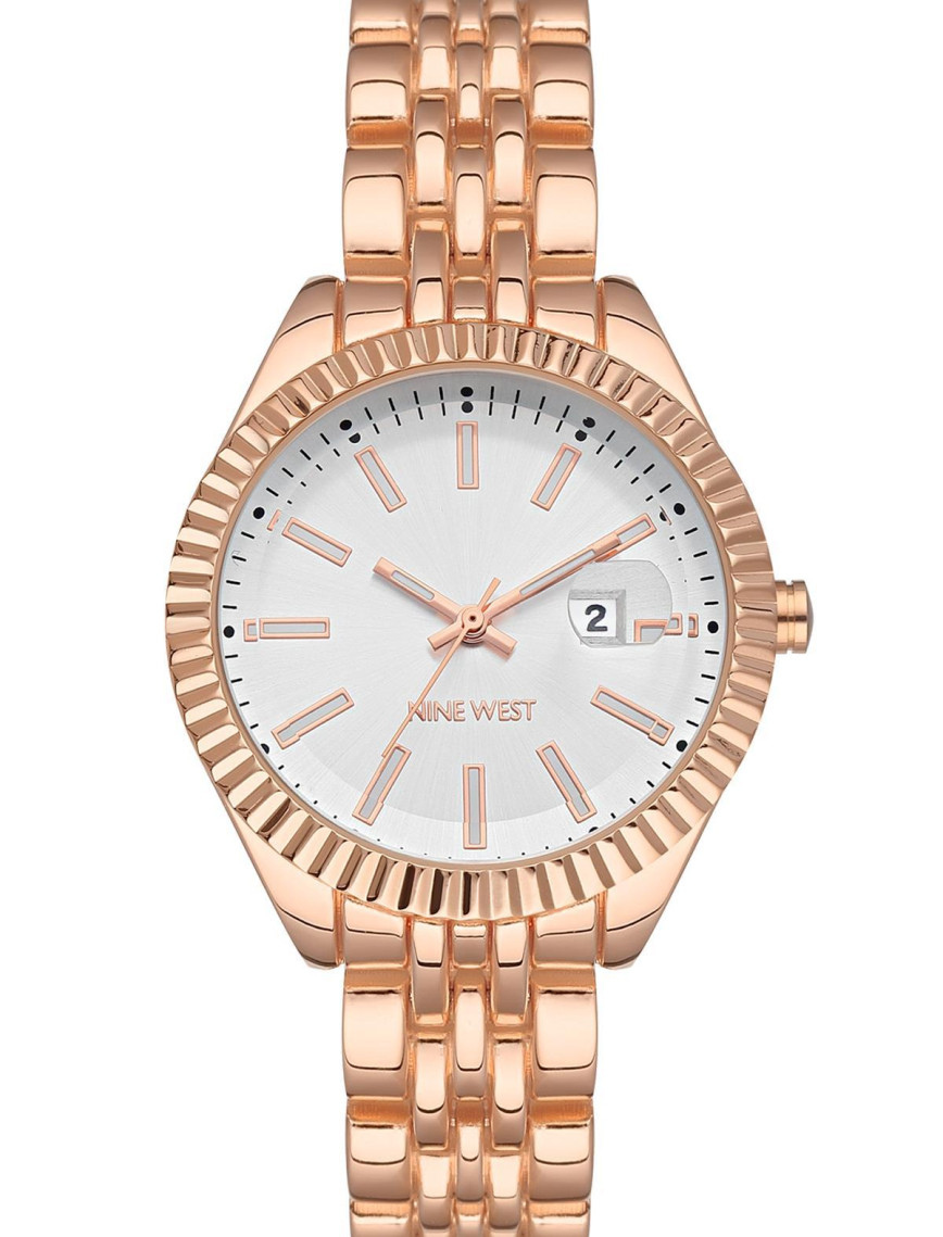 NINE WEST NW-2660SVRG Kadın Kol Saati NINE WEST NW-2660SVRG Kadın Kol Saati