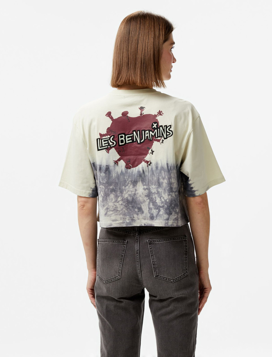 Les Benjamins Oversize 006 Kadın Gri T-Shirt Les Benjamins Oversize 006 Kadın Gri T-Shirt