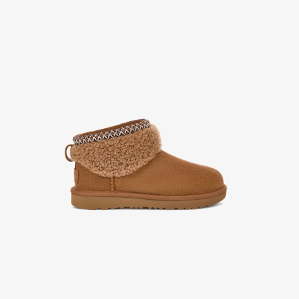 UGG Classic Ultra Mini Maxi Curly Çocuk Kahverengi Bot