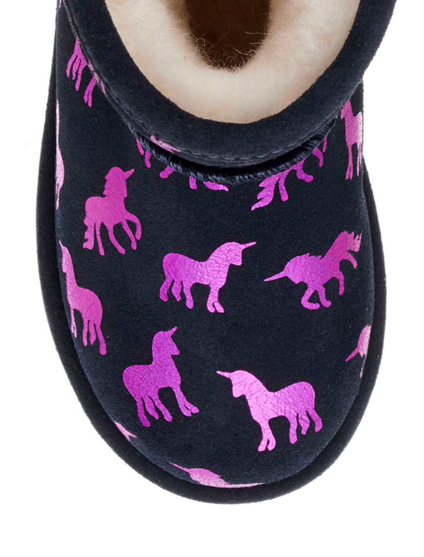 Emu Australia Rainbow Unicorn Brumby Unisex Çocuk Siyah Bot Emu Australia Rainbow Unicorn Brumby Unisex Çocuk Siyah Bot