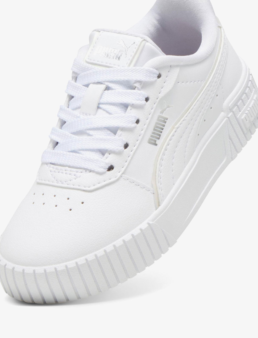 Puma Carina 2.0 Holo 2.0 Ps Çocuk Beyaz Spor Ayakkabı Puma Carina 2.0 Holo 2.0 Ps Çocuk Beyaz Spor Ayakkabı