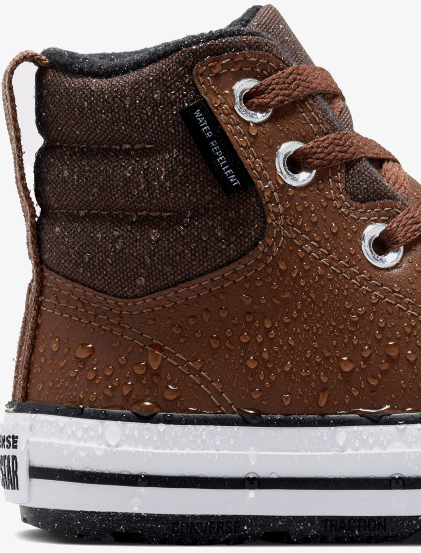 Converse Chuck Taylor All Star Berkshire Çocuk Kahverengi Deri Bot Converse Chuck Taylor All Star Berkshire Çocuk Kahverengi Deri Bot