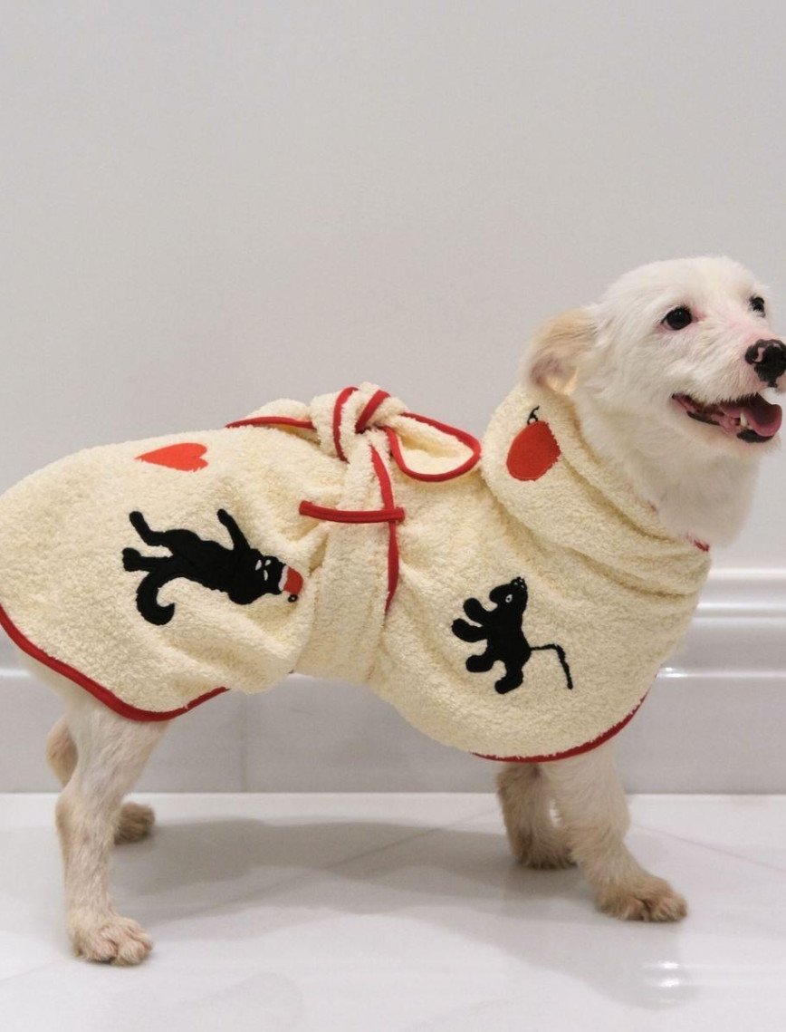 St. Pia Umbra Köpek Bornozu St. Pia Umbra Köpek Bornozu