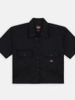 Dickies Work Shirt Cropped Ss W Kadın Siyah Gömlek Dickies Work Shirt Cropped Ss W Kadın Siyah Gömlek
