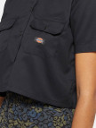 Dickies Work Shirt Cropped Ss W Kadın Siyah Gömlek Dickies Work Shirt Cropped Ss W Kadın Siyah Gömlek