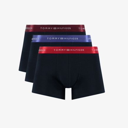 Tommy Hilfiger Trunk 3Pk Erkek Siyah Boxer Tommy Hilfiger Trunk 3Pk Erkek Siyah Boxer