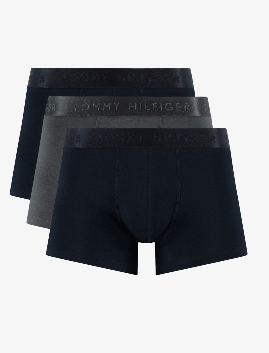 Tommy Hilfiger 3'lü Erkek Renkli Boxer Tommy Hilfiger 3'lü Erkek Renkli Boxer