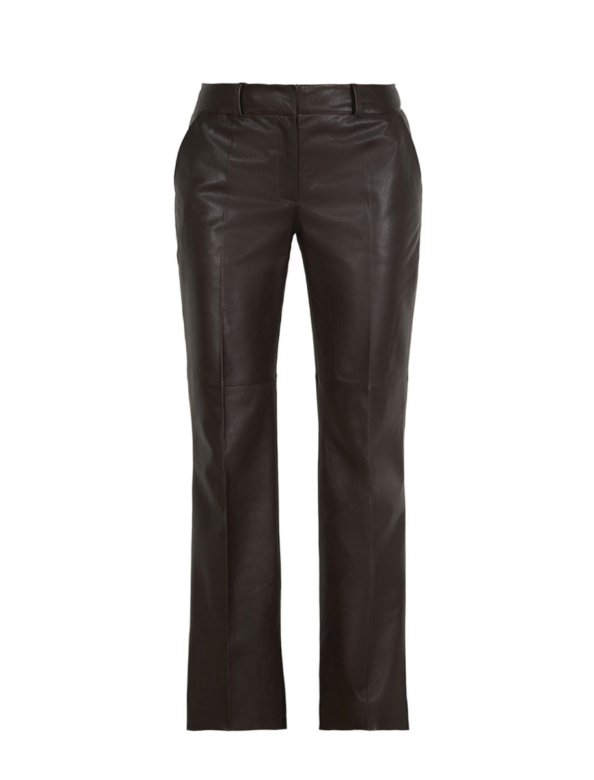 Setron Kahve Kadın Deri Pantolon Setron Kahve Kadın Deri Pantolon