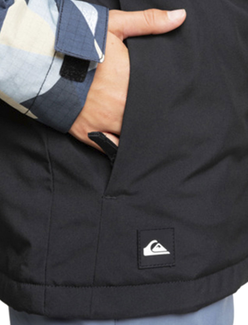 Quiksilver Mission Printed Block Youth Erkek Çocuk Snowboard Ceketi Quiksilver Mission Printed Block Youth Erkek Çocuk Snowboard Ceketi