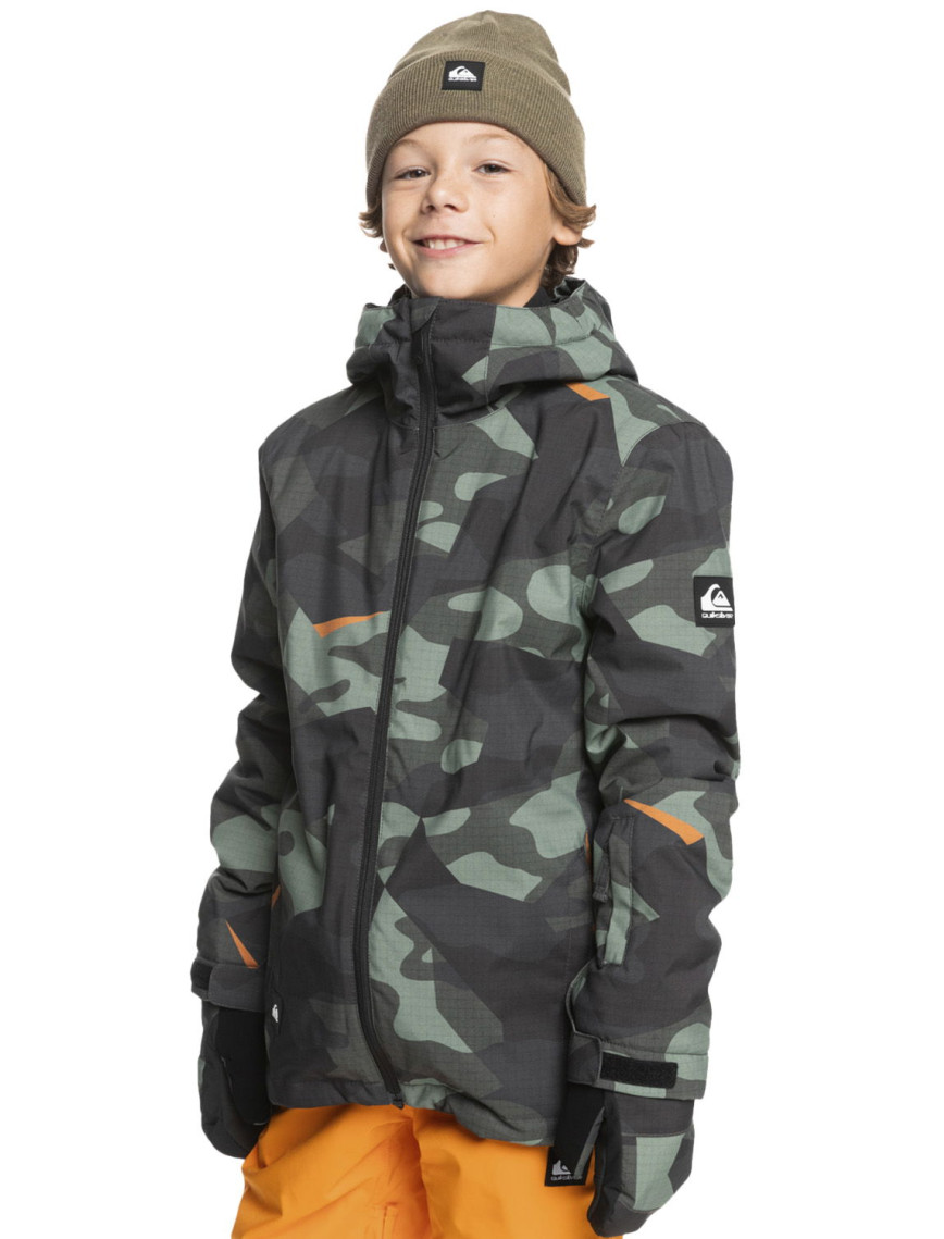 Quiksilver Mission Printed Youth Erkek Çocuk Snowboard Ceketi Quiksilver Mission Printed Youth Erkek Çocuk Snowboard Ceketi