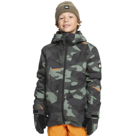 Quiksilver Mission Printed Youth Erkek Çocuk Snowboard Ceketi Quiksilver Mission Printed Youth Erkek Çocuk Snowboard Ceketi