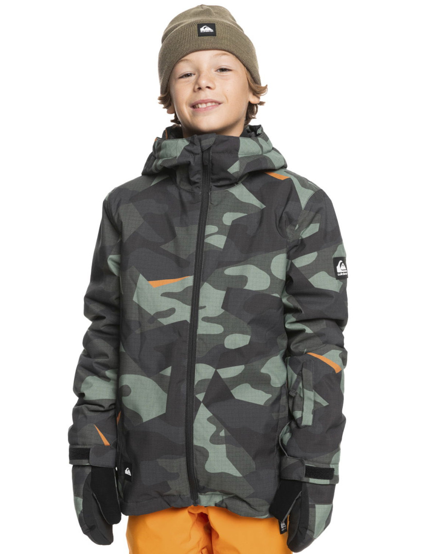 Quiksilver Mission Printed Youth Erkek Çocuk Snowboard Ceketi Quiksilver Mission Printed Youth Erkek Çocuk Snowboard Ceketi