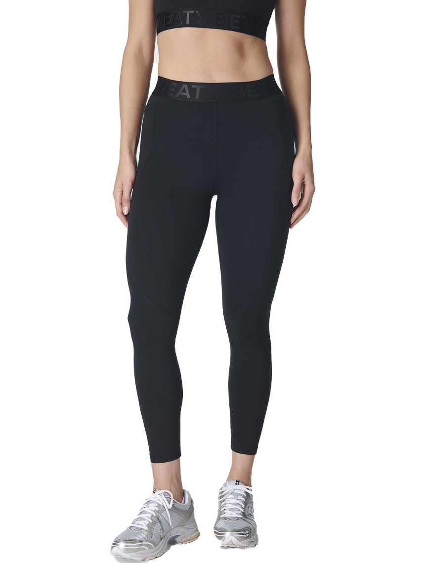Sweaty Betty Power 7/8 Elastic Waist Gym Le Kadın Siyah Fitness Tayt Sweaty Betty Power 7/8 Elastic Waist Gym Le Kadın Siyah Fitness Tayt