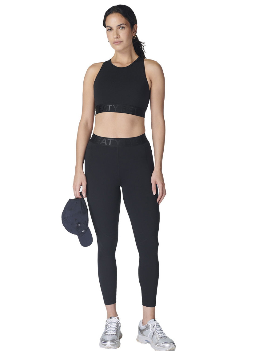 Sweaty Betty Power 7/8 Elastic Waist Gym Le Kadın Siyah Fitness Tayt Sweaty Betty Power 7/8 Elastic Waist Gym Le Kadın Siyah Fitness Tayt