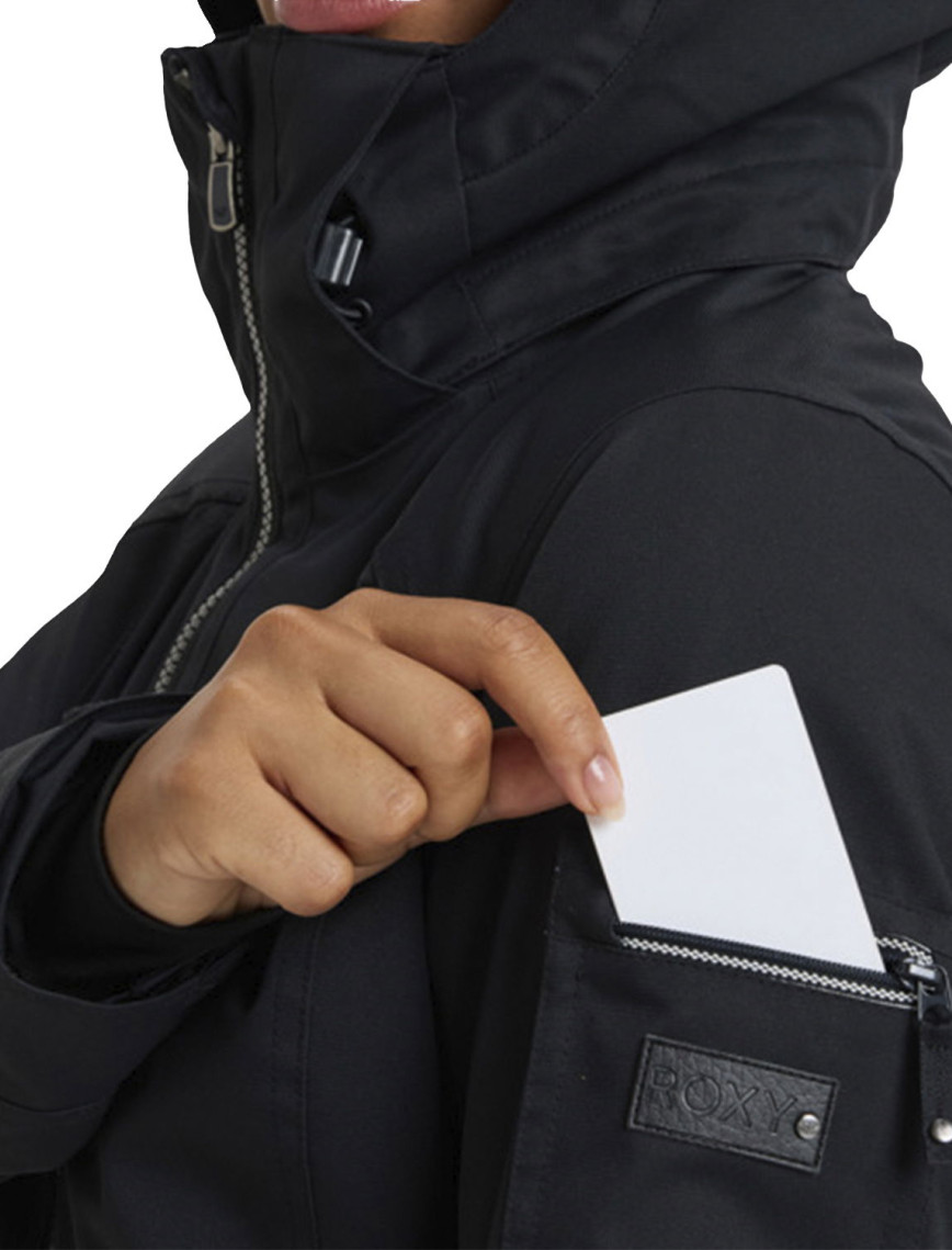 Roxy Meade Kadın Siyah Snowboard Ceketi Roxy Meade Kadın Siyah Snowboard Ceketi