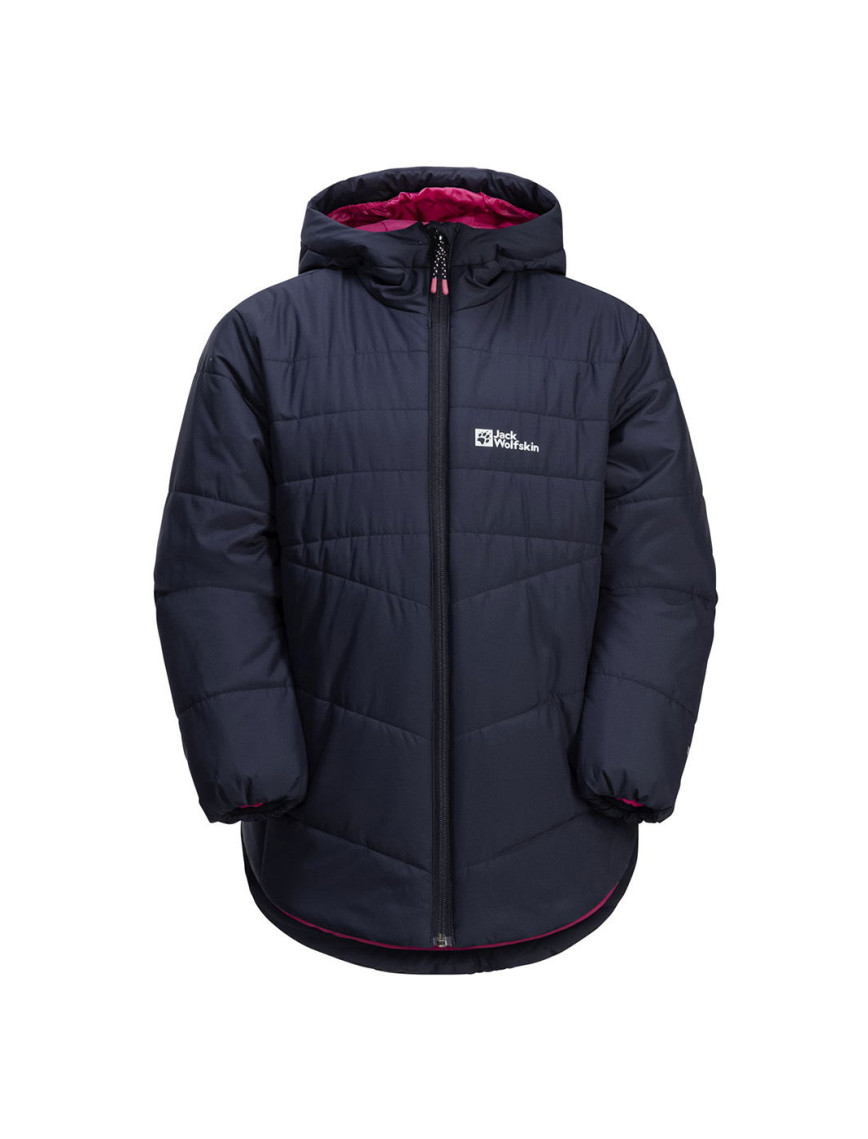 Jack Wolfskin Solyd Ins Coat G Unisex Çocuk Lacivert Outdoor Ceketi Jack Wolfskin Solyd Ins Coat G Unisex Çocuk Lacivert Outdoor Ceketi