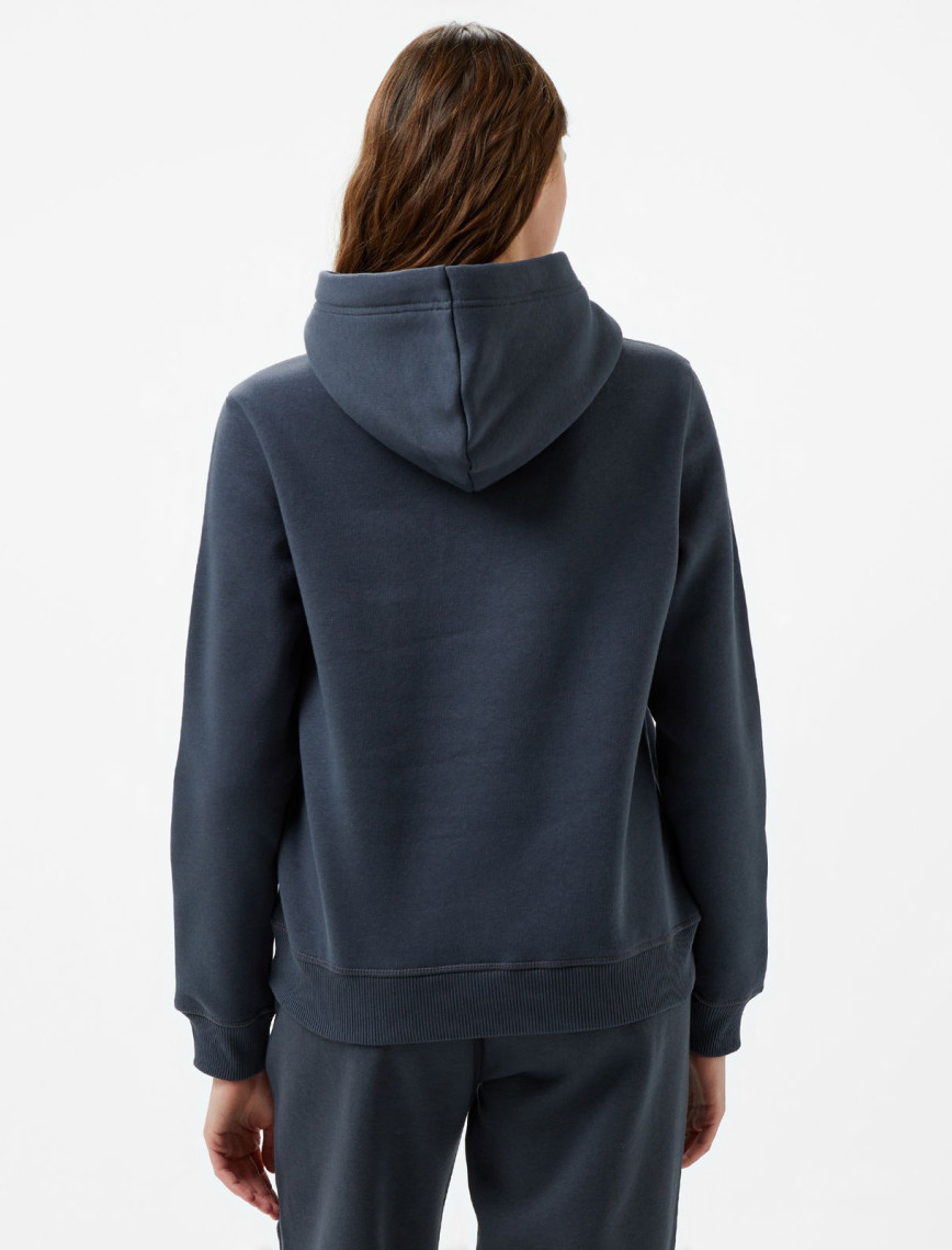 Calvin Klein Jeans Monologo Regular Kadın Siyah Hoodie Calvin Klein Jeans Monologo Regular Kadın Siyah Hoodie