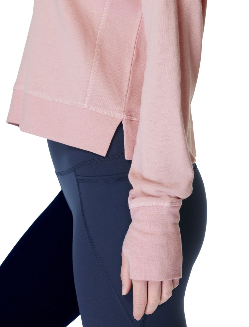 Sweaty Betty After Class Crop Kadın Pembe Sweatshirt Sweaty Betty After Class Crop Kadın Pembe Sweatshirt