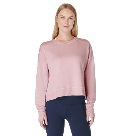 Sweaty Betty After Class Crop Kadın Pembe Sweatshirt Sweaty Betty After Class Crop Kadın Pembe Sweatshirt