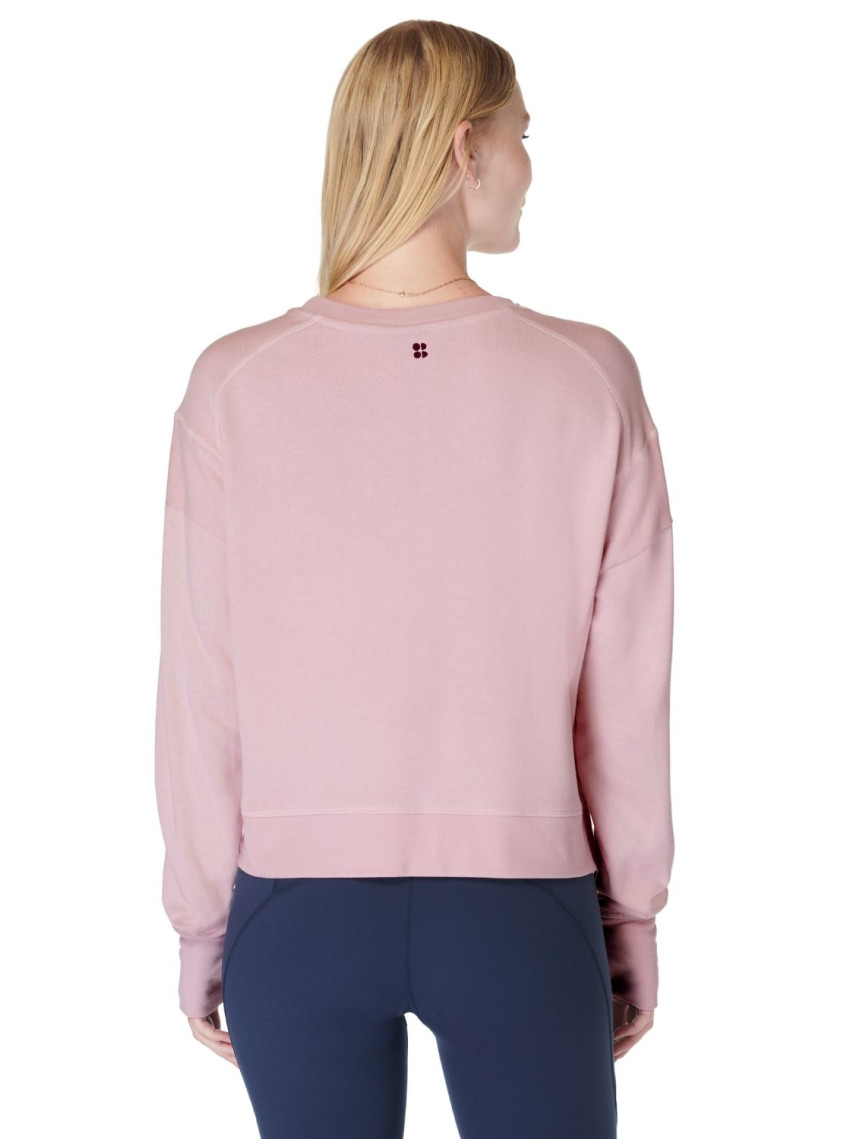 Sweaty Betty After Class Crop Kadın Pembe Sweatshirt Sweaty Betty After Class Crop Kadın Pembe Sweatshirt