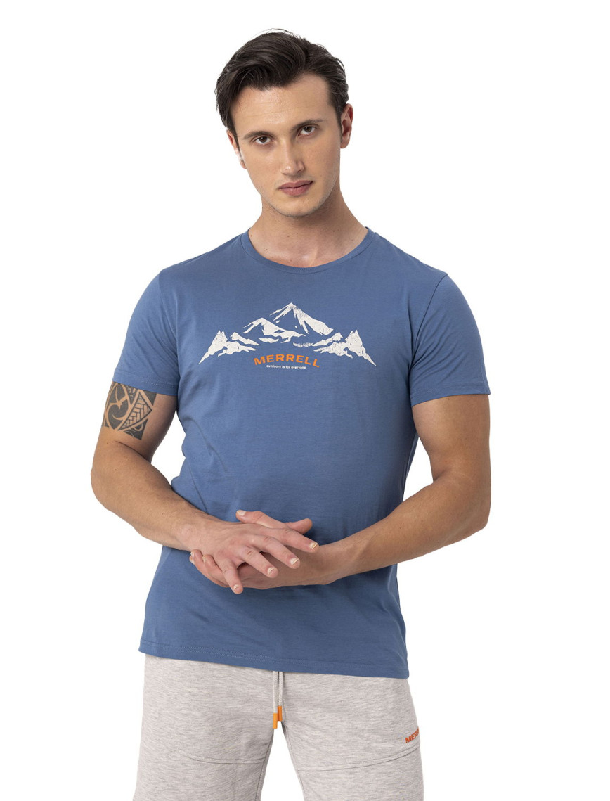 Merrell Taurus Erkek Mavi Tişört