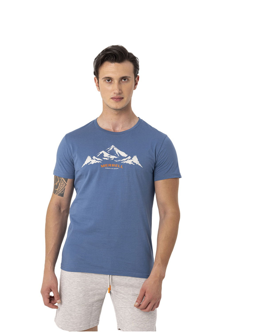 Merrell Taurus Erkek Mavi Tişört