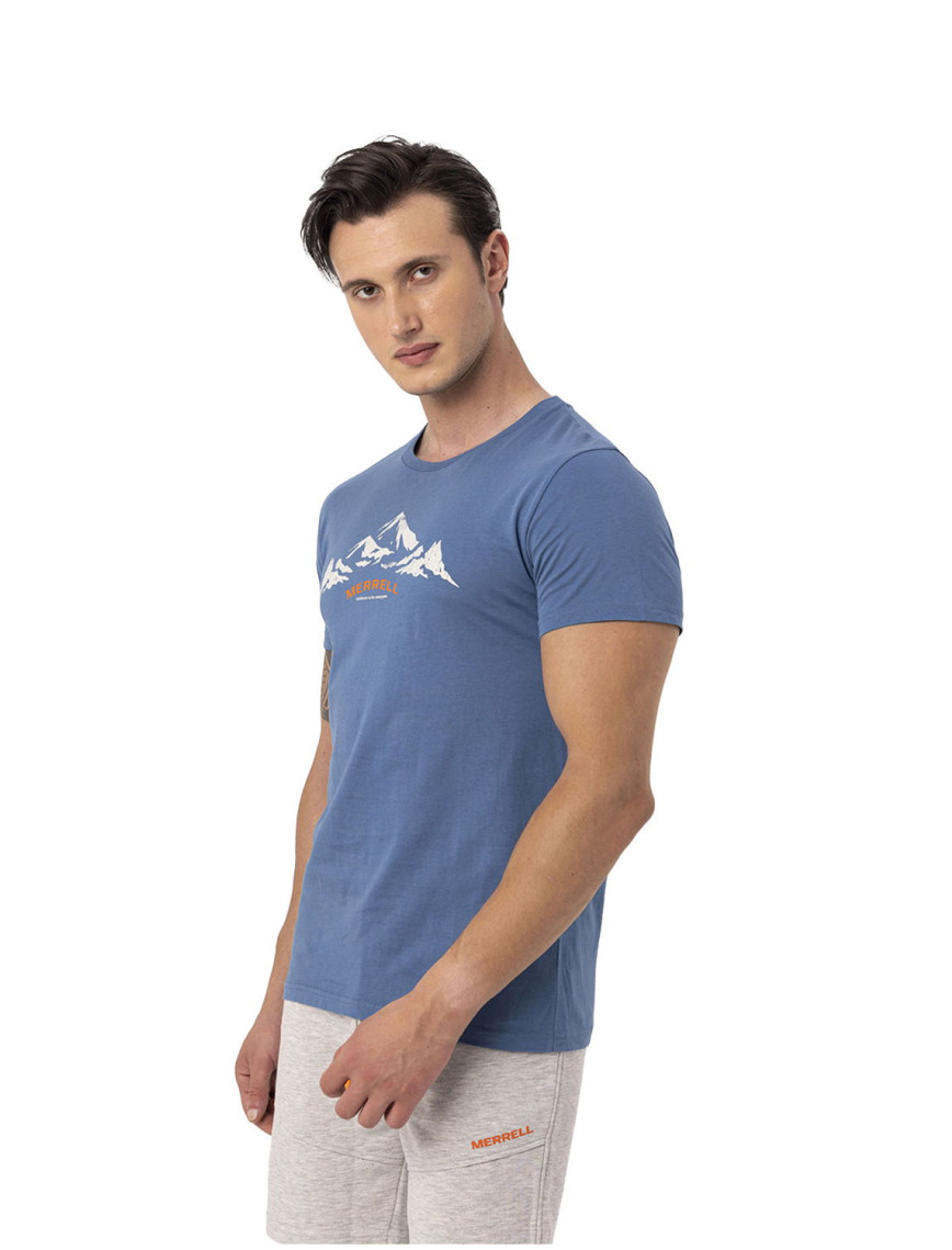 Merrell Taurus Erkek Mavi Tişört