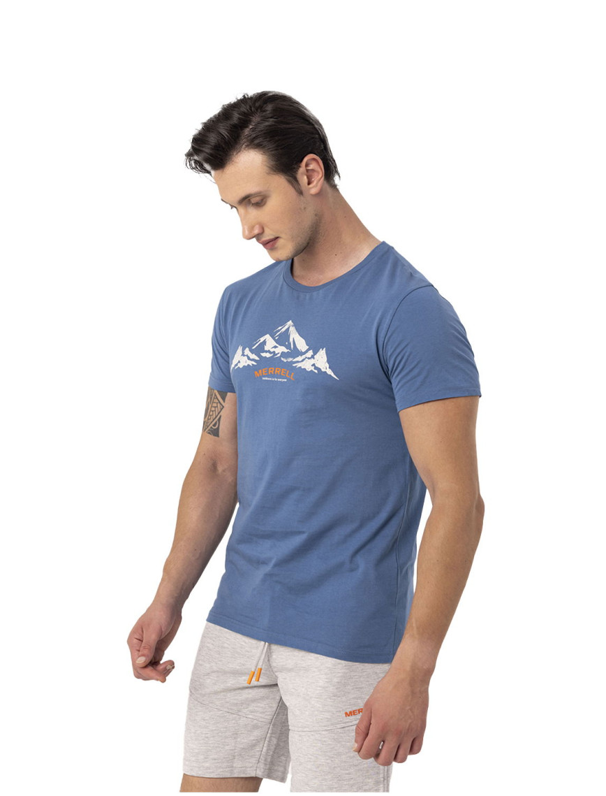Merrell Taurus Erkek Mavi Tişört
