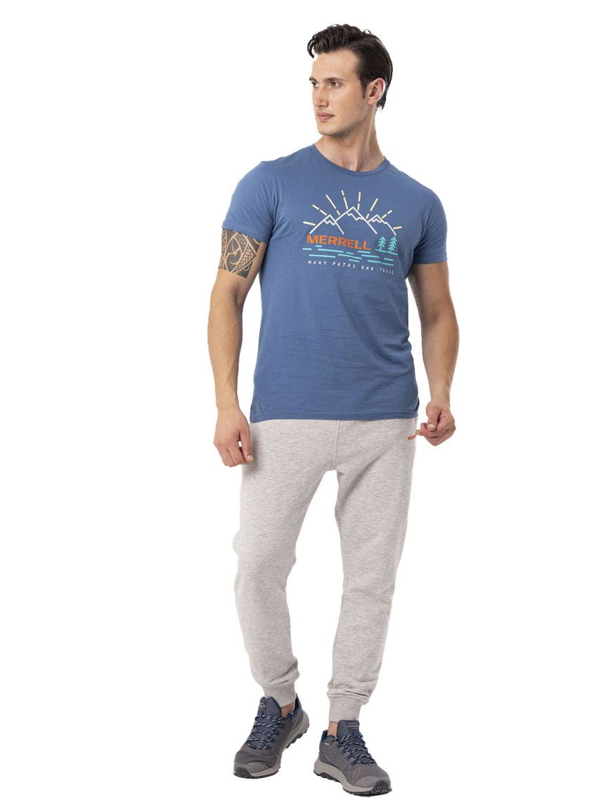 Merrell Tobi Erkek Mavi Tişört Merrell Tobi Erkek Mavi Tişört