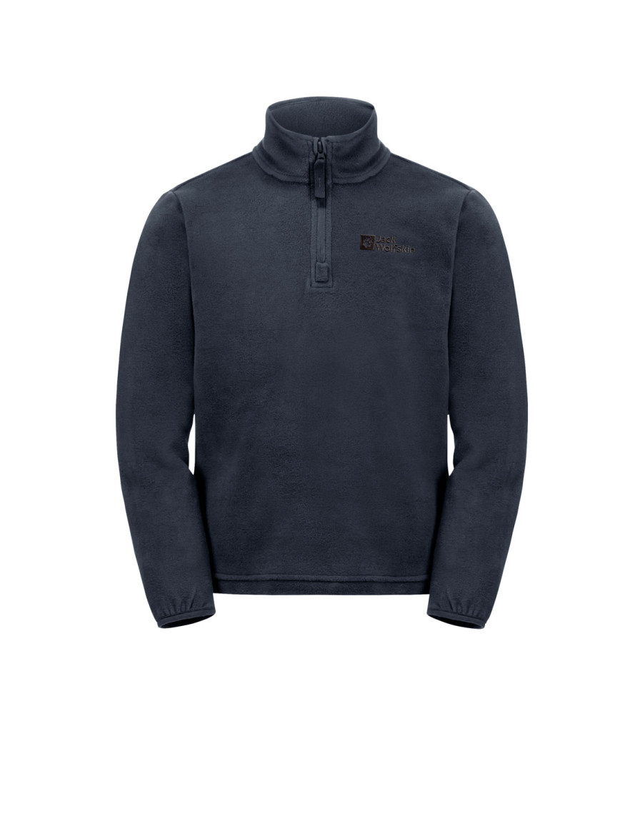 Jack Wolfskin Taunus Halfzip K Unisex Çocuk Siyah Polar Jack Wolfskin Taunus Halfzip K Unisex Çocuk Siyah Polar