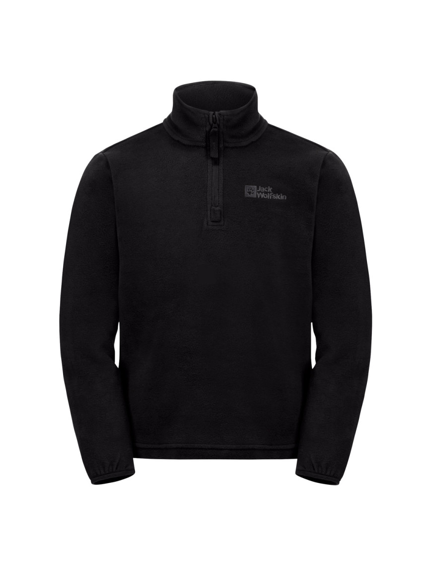 Jack Wolfskin Taunus Halfzip K Unisex Çocuk Siyah Polar Jack Wolfskin Taunus Halfzip K Unisex Çocuk Siyah Polar