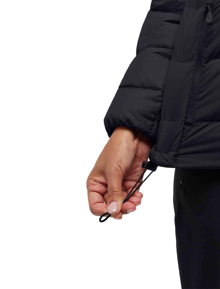 Jack Wolfskin Ather Down Hoody Kadın Siyah Outdoor Ceketi Jack Wolfskin Ather Down Hoody Kadın Siyah Outdoor Ceketi