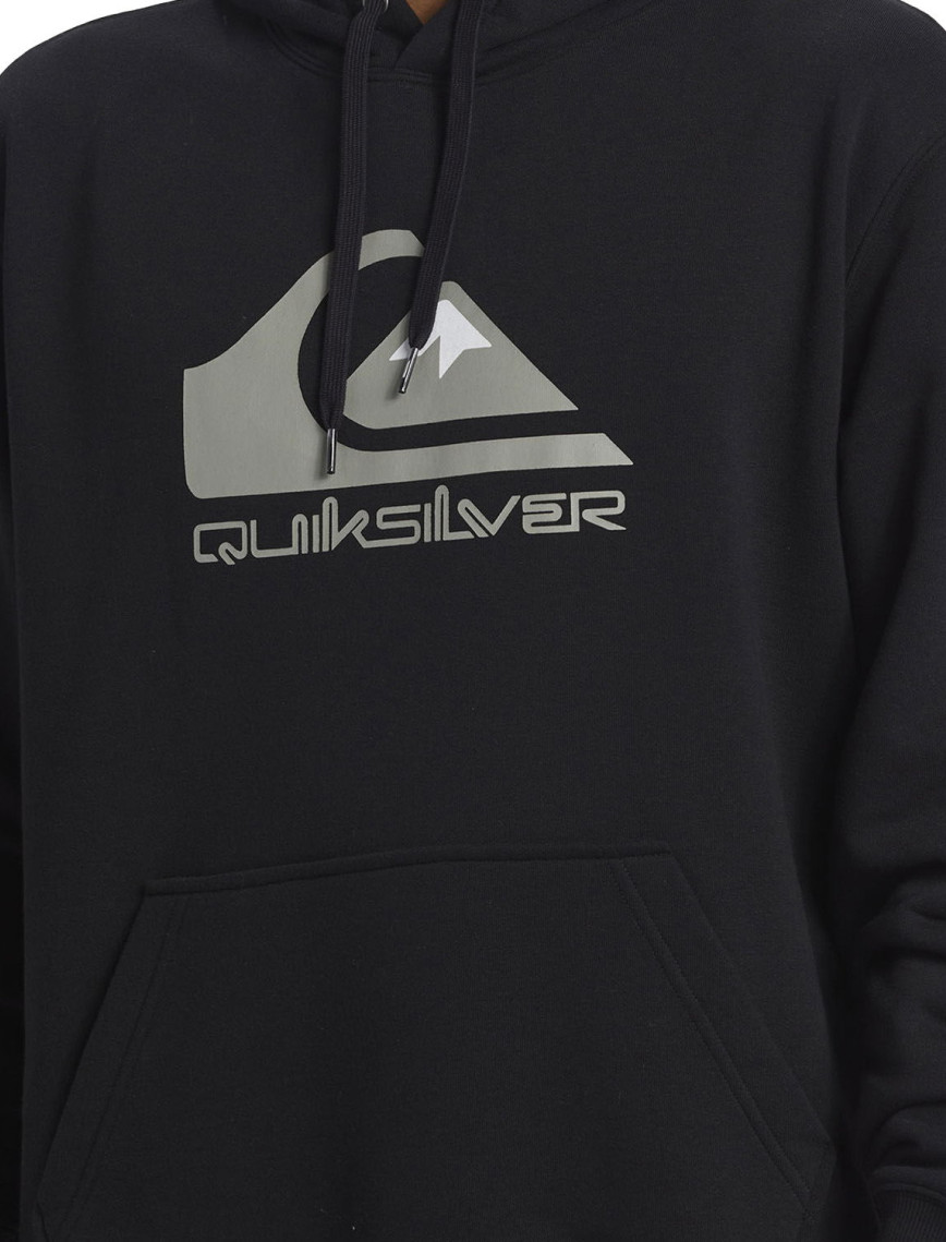 Quiksilver Big Logo Hoodie Erkek Siyah Sweatshirt Quiksilver Big Logo Hoodie Erkek Siyah Sweatshirt