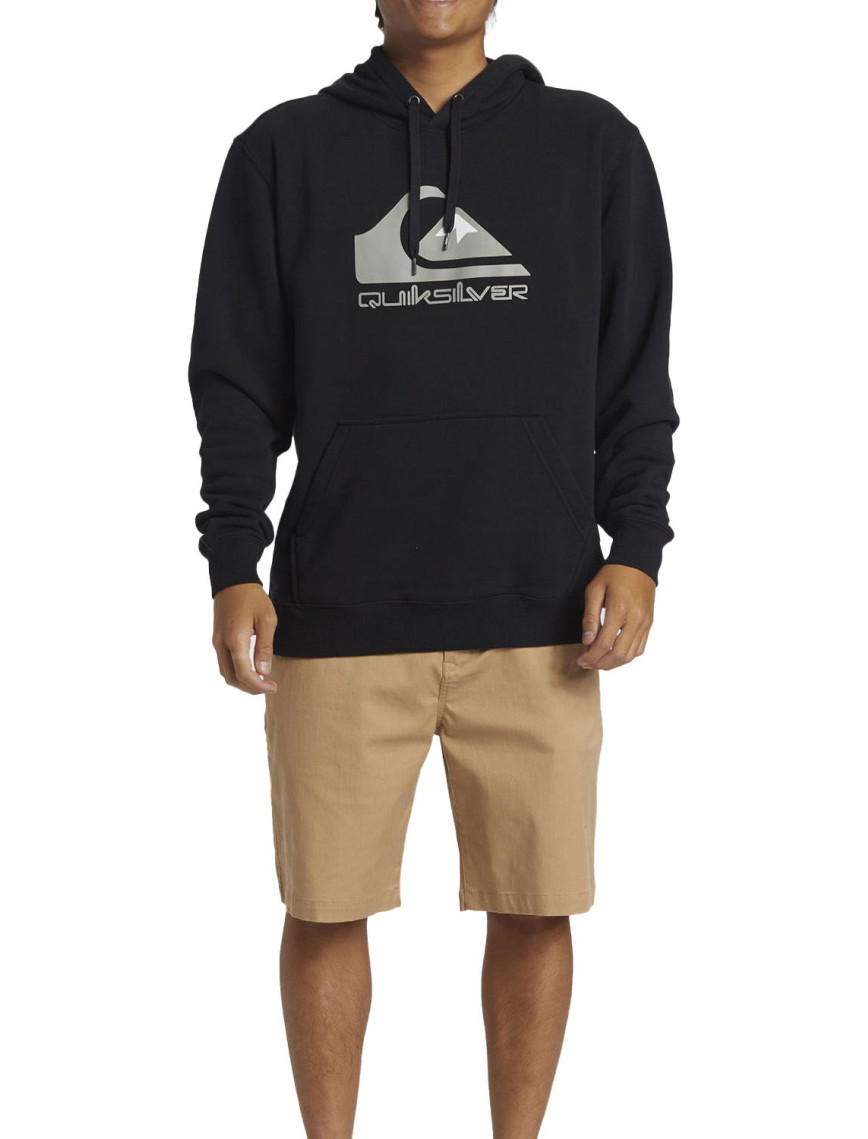 Quiksilver Big Logo Hoodie Erkek Siyah Sweatshirt Quiksilver Big Logo Hoodie Erkek Siyah Sweatshirt