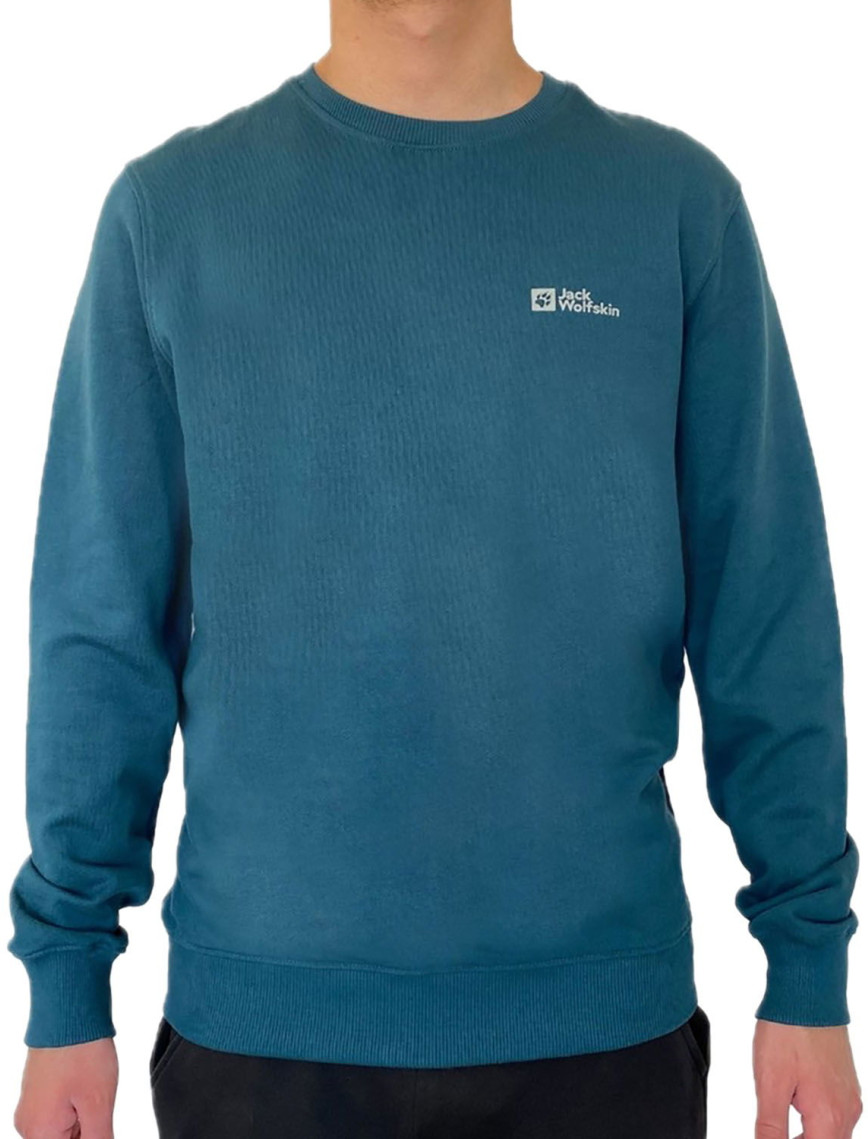 Jack Wolfskin Mark Sweat Erkek Yeşil Sweatshirt Jack Wolfskin Mark Sweat Erkek Yeşil Sweatshirt