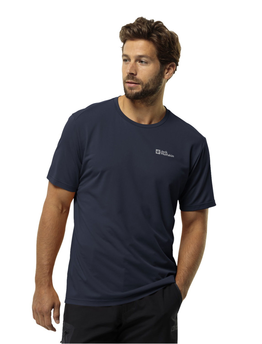 Jack Wolfskin Delgami S|s Erkek Turuncu Tişört