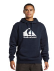 Quiksilver Big Logo Hoodie Erkek Mavi Sweatshirt Quiksilver Big Logo Hoodie Erkek Mavi Sweatshirt