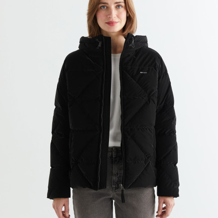 GANT Kadın Siyah Kapüşonlu Kapitone Mont GANT Kadın Siyah Kapüşonlu Kapitone Mont