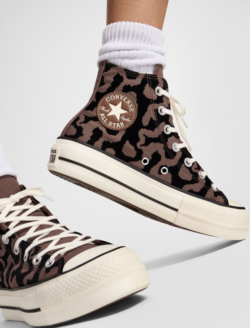 Converse Chuck Taylor All Star Lift Kadın Kahverengi Platform Sneaker Converse Chuck Taylor All Star Lift Kadın Kahverengi Platform Sneaker