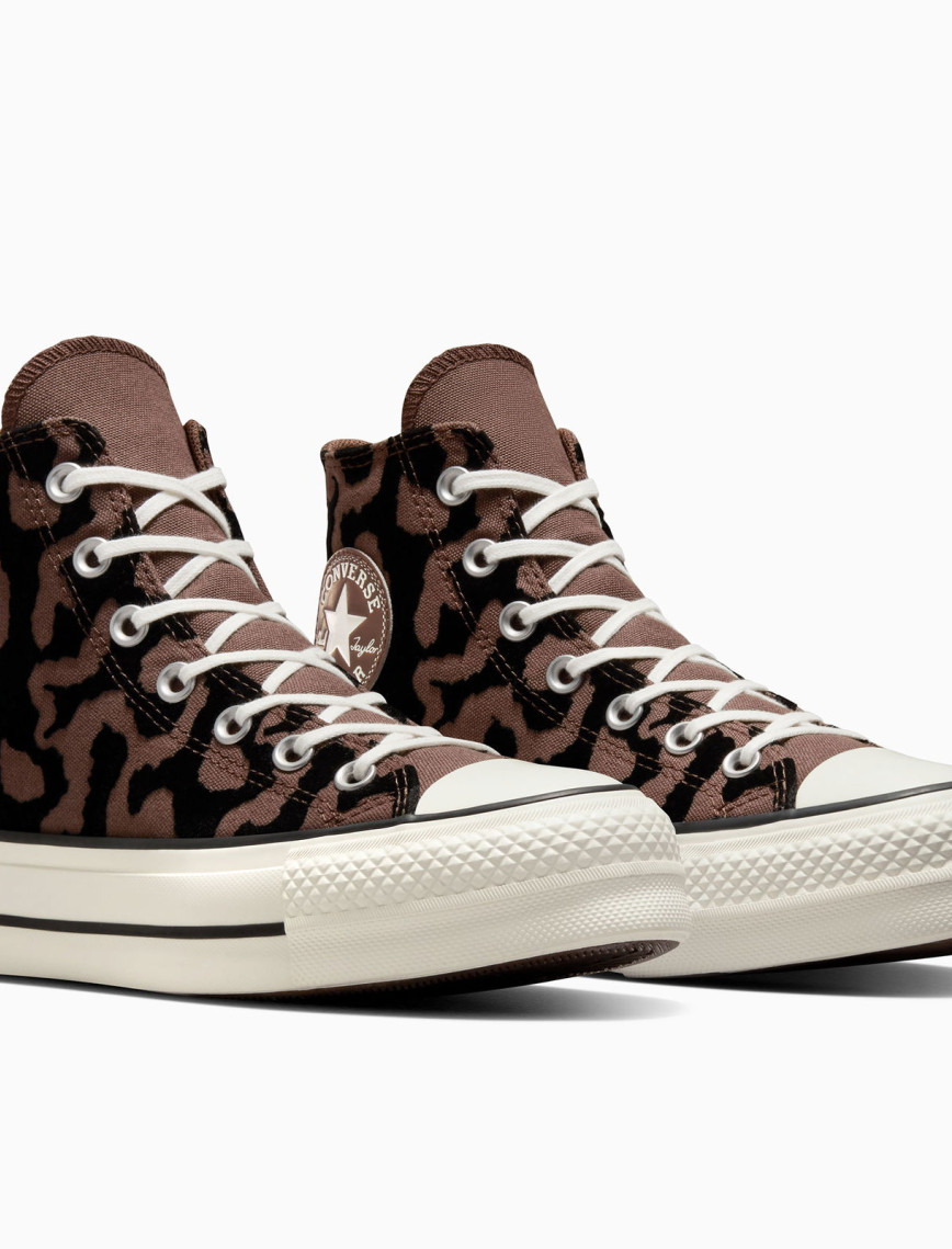 Converse Chuck Taylor All Star Lift Kadın Kahverengi Platform Sneaker Converse Chuck Taylor All Star Lift Kadın Kahverengi Platform Sneaker