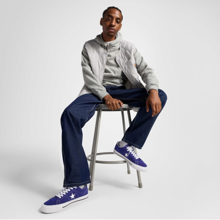 Converse One Star Pro Unisex Mor Süet Sneaker