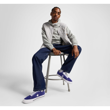 Converse One Star Pro Unisex Mor Süet Sneaker Converse One Star Pro Unisex Mor Süet Sneaker