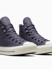 Converse Chuck Taylor All Star Lift Kadın Mor Deri Bot