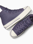 Converse Chuck Taylor All Star Lift Kadın Mor Deri Bot