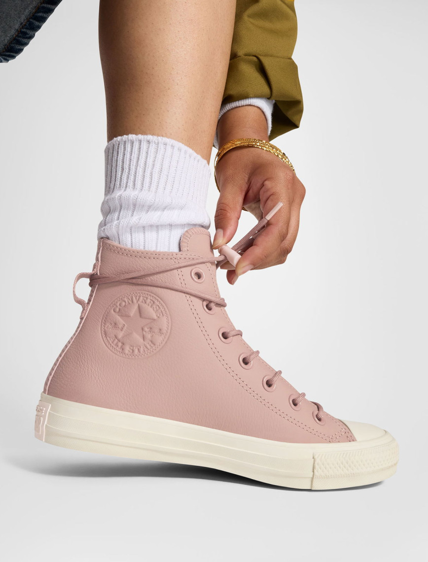 Converse Chuck Taylor All Star Unisex Pembe Deri Bot