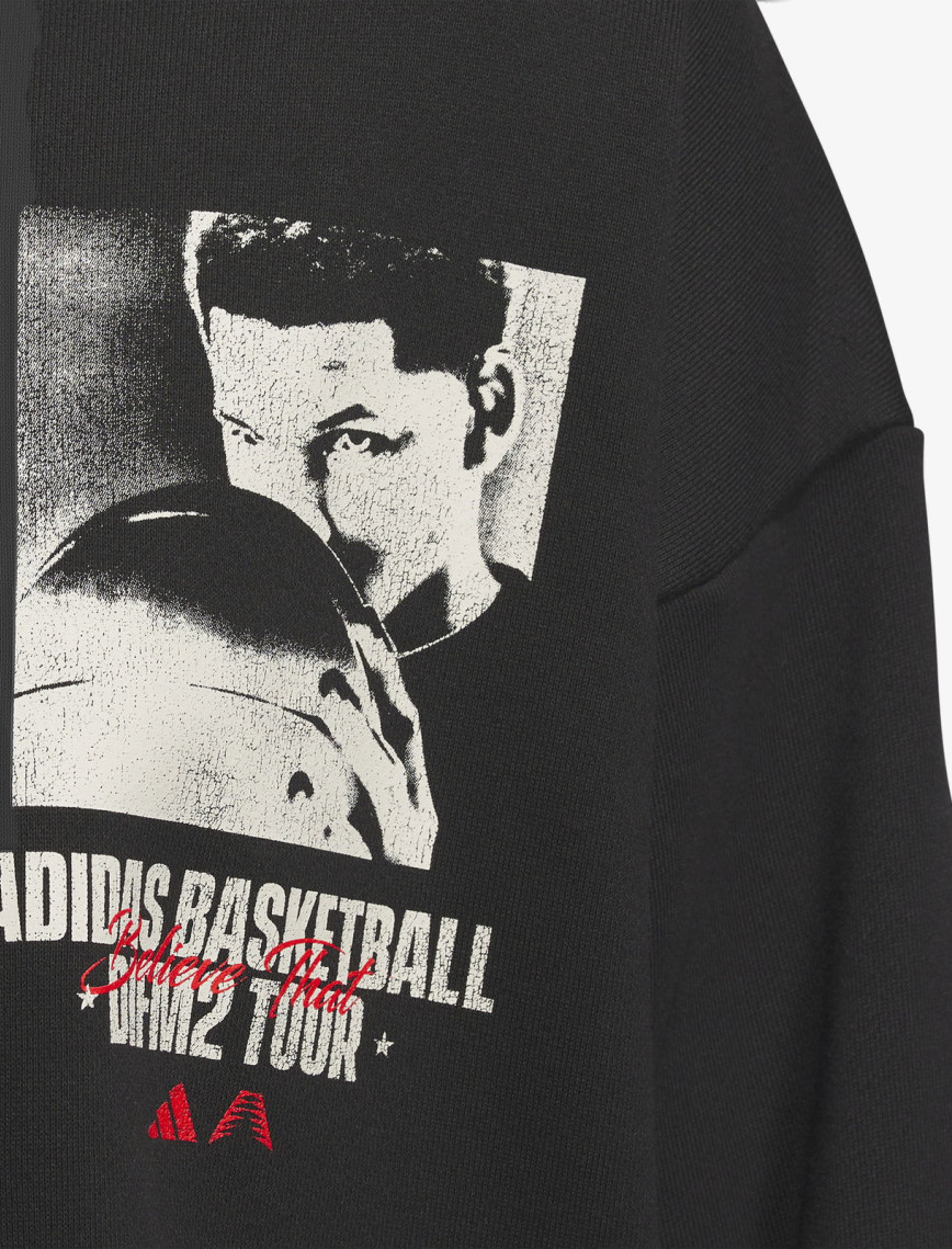 adidas A.E. Graphic Erkek Siyah Günlük Sweatshirt adidas A.E. Graphic Erkek Siyah Günlük Sweatshirt