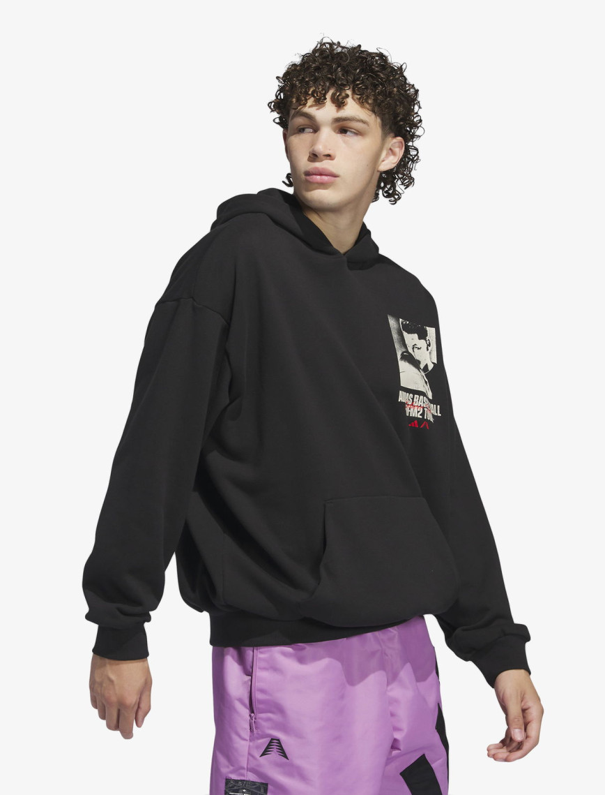 adidas A.E. Graphic Erkek Siyah Günlük Sweatshirt adidas A.E. Graphic Erkek Siyah Günlük Sweatshirt