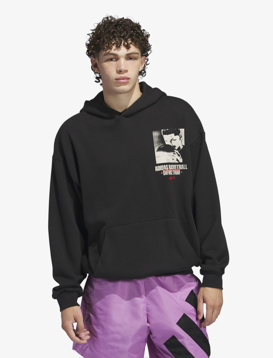 adidas A.E. Graphic Erkek Siyah Günlük Sweatshirt adidas A.E. Graphic Erkek Siyah Günlük Sweatshirt