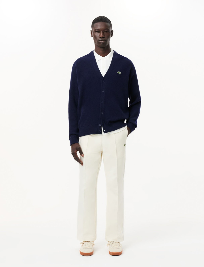 Lacoste Erkek Relaxed Fit V Yaka Lacivert Hırka Lacoste Erkek Relaxed Fit V Yaka Lacivert Hırka