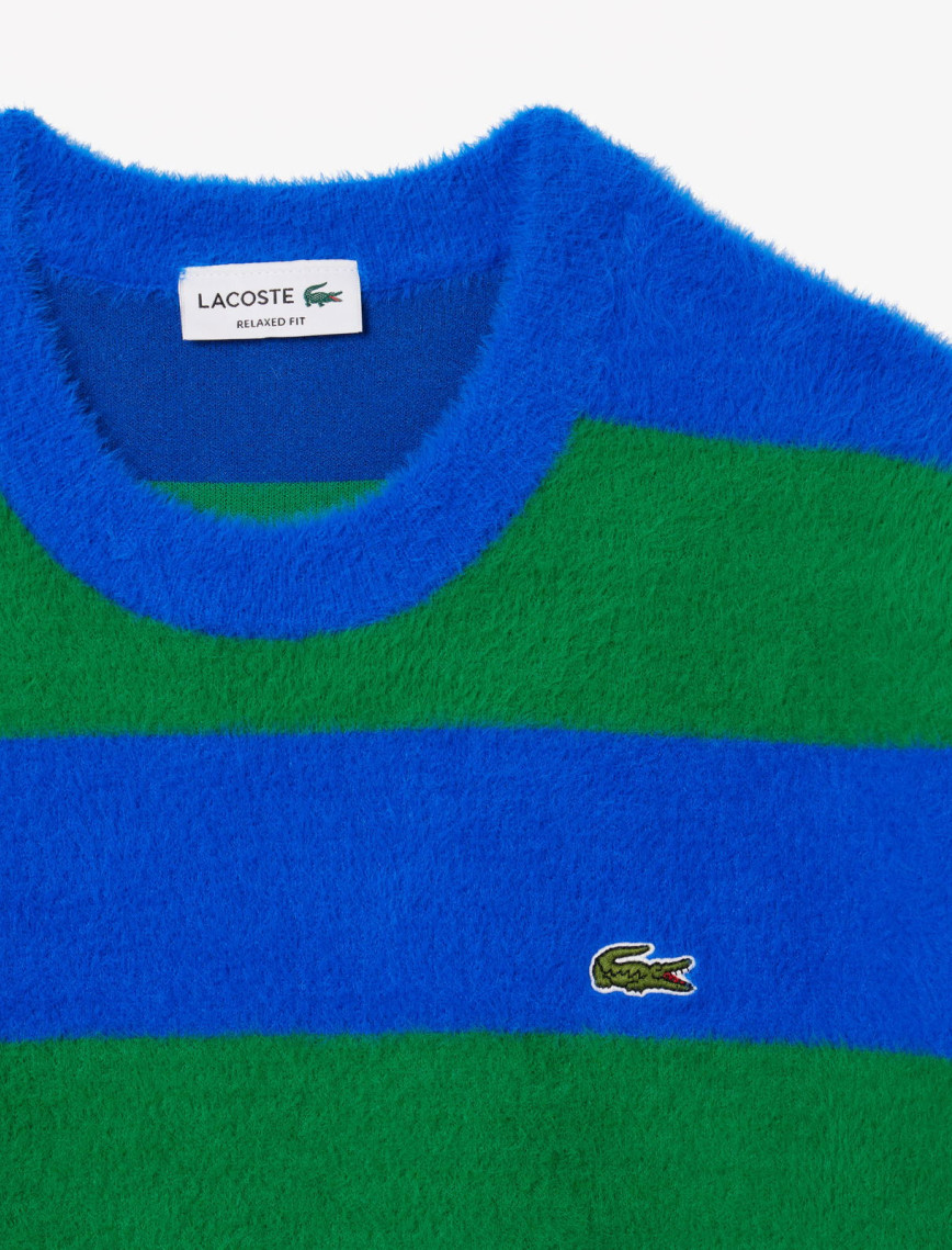 Lacoste Erkek Relaxed Fit Bisiklet Yaka Renk Bloklu Lacivert Kazak Lacoste Erkek Relaxed Fit Bisiklet Yaka Renk Bloklu Lacivert Kazak